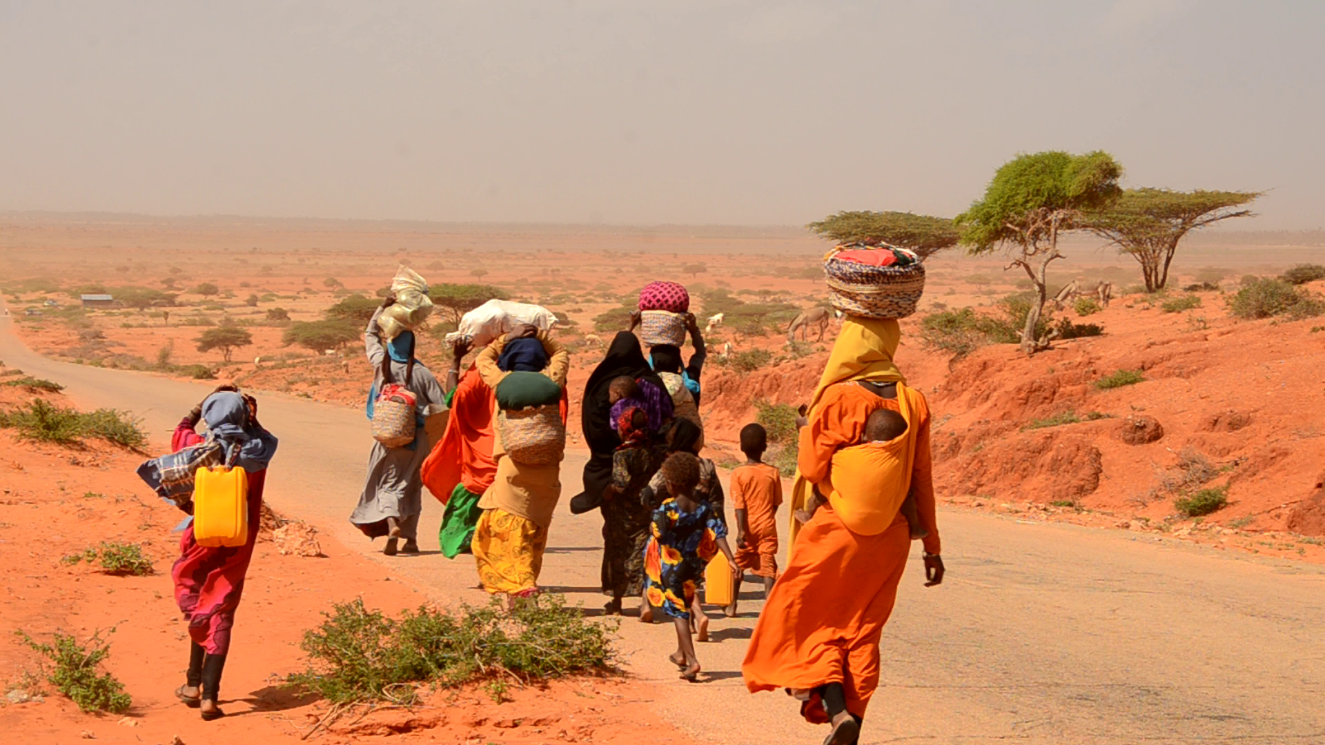 People on the move on foot